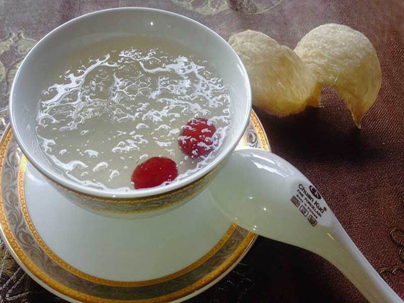 chưng yến với đường phèn
